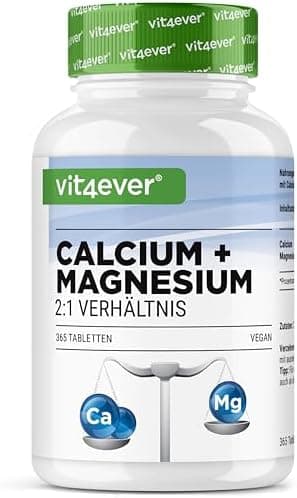 Calcio 800mg + Magnesio 400mg 365 Compresse Vegan