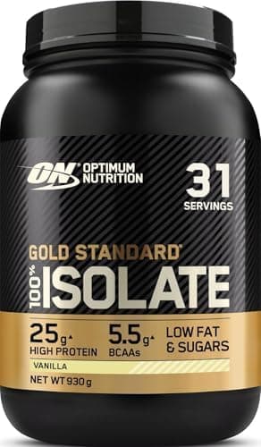 Optimum Nutrition Gold Standard 100% Whey Proteine Isolate in Polvere, Gusto Vaniglia, 930g, 31 Porzioni Generico - integratore