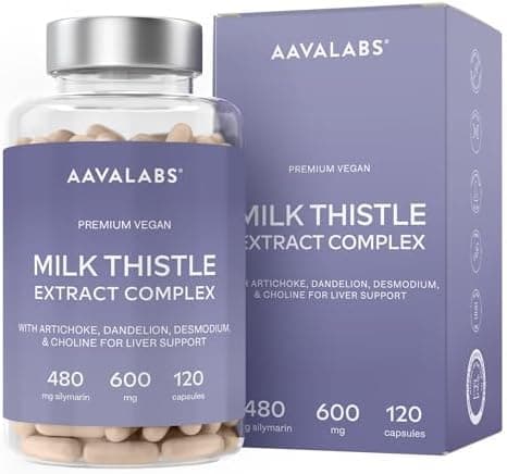 AAVALABS Cardo Mariano 80% Silimarina 120 Capsule AAVALABS - integratore