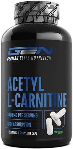 Acetyl-L-Carnitina 3000mg 250 Capsule Vegane Alto Dosaggio