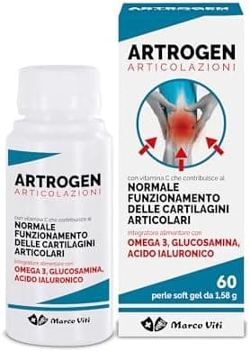 Marco Viti Artrogen Articolazioni Integratore Alimentare 60 Perle Soft gel, 98.4 grammo, 1 Generico - integratore