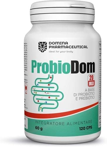 Fermenti Lattici Probiotici [20 Miliardi UFC in 120 Capsulee] Probiotici e Prebiotici per Intestino - Probiotico con 20 Ceppi Batterici per Microbiota Intestinale Generico - integratore