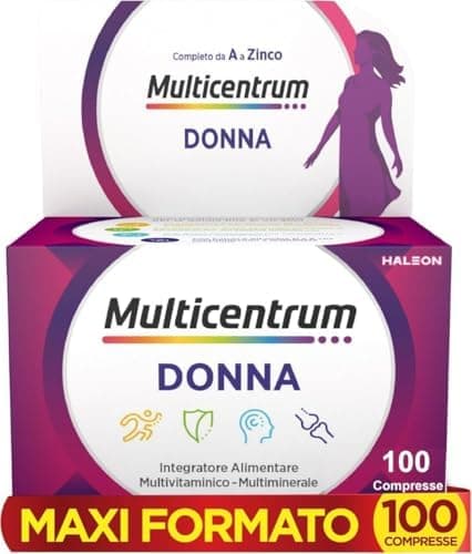 Multicentrum Donna 100 Compresse Multivitaminico Completo