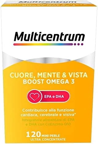 Multicentrum Boost Omega3 120 Mini Perle EPA e DHA