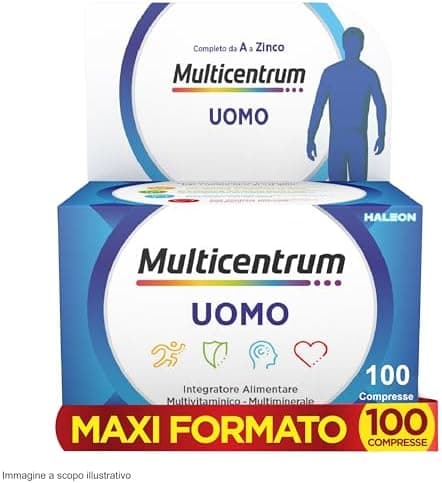 Multicentrum Uomo 100 Compresse Multivitaminico Completo