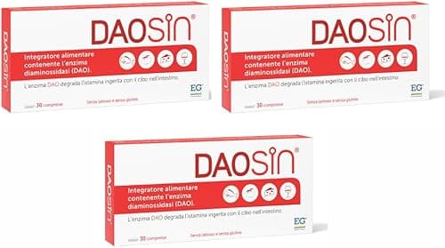 EG DAOSiN® | Intolleranza Istamina | Integratore alimentare | Enzima DAO | 90 compresse Generico - integratore