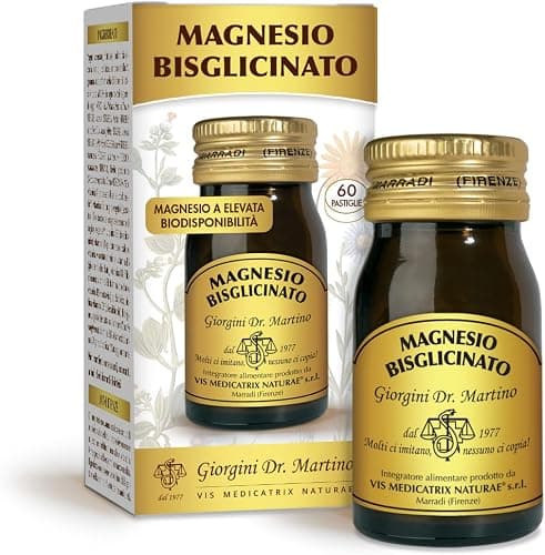 MAGNESIO BISGLICINATO Pastiglie - 30 g (Magnesio ad elevata biodisponibilità, con vitamina B6 e Selenio) Generico - integratore