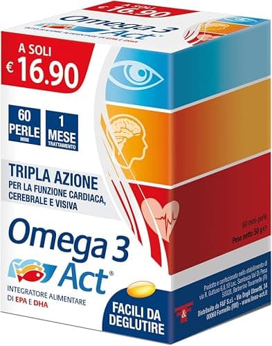 Multicentrum Boost Omega3 120 Mini Perle EPA e DHA
