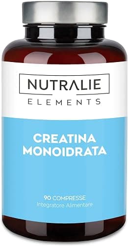 Creatina Monoidrata Micronizzata 180 Compresse, 1000 mg per Singola Compressa, Integratore per Allenamento e Attività Fisica – VitaminPure Generico - integratore