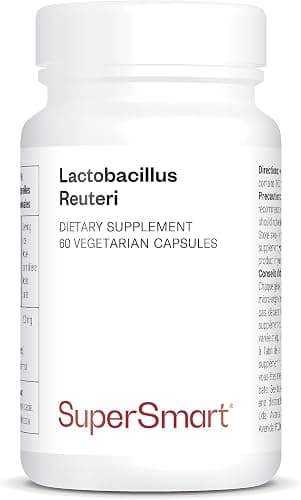 Lactobacillus Reuteri - Integratore per il Comfort Digestivo - SuperSmart | 5 miliardi di UFC al giorno - Contribuisce alla Salute del Transito Intestinale - Senza OGM - 60 DR Caps™ - Senza Generico - integratore