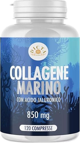 Collagene Marino con Acido Ialuronico Forte 120 Cpr 3000mg - Con Vitamina C, D, Zinco, Coenzima Q10 e Biotina - Integratore Pelle, Articolazioni e Ossa Generico - integratore