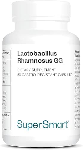 Lactobacillus Rhamnosus GG - Probiotico - 60 Capsule - SuperSmart | Equilibra il Microbiota e la Flora Intestinale - Rinforza il Sistema Immunitario - Stimola la Produzione di Generico - integratore