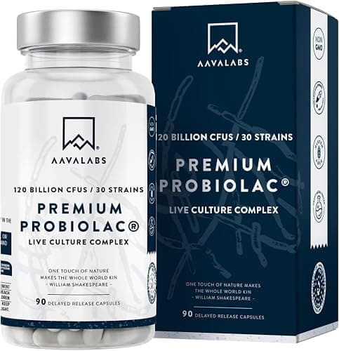 AAVALABS Fermenti Lattici Probiotici 60 Miliardi CFU 20 Ceppi 60 Capsule