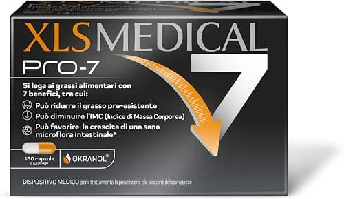 XLS Medical Pro-7 Dispositivo Medico per la Perdita di Peso, Confezione da 180 Capsule Generico - integratore
