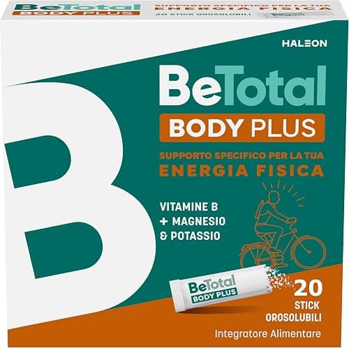 Be-Total B-Fase Integratore Alimentare con Biotina, Vitamina B, Rodiola Rosea e Teobroma Cacao per un sostegno Rapido e Prolungato alla tua Energia, 20 compresse doppio strato Generico - integratore