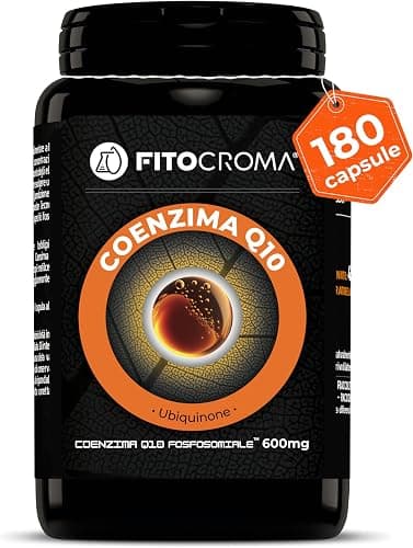 Coenzima Q10 300mg x Cps - Ubiquinone - 180 capsule - (Fosfosomiale™) Tecnologia ultra-solubile alto assorbimento (Coq10 da fermentazione naturale 100%), Q10 coenzima, Q10 integratore Generico - integratore