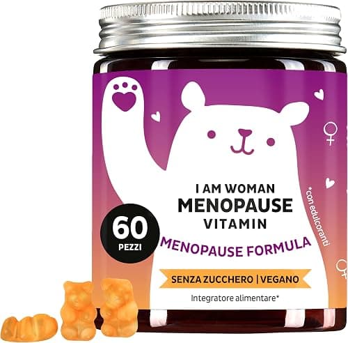 Forever Young Skin – Collagene Vitaminico &amp; Acido Ialuronico – Gommose Anti-Age – con Vitamina C, E e Coenzima Q10 – 30 pezzi (1 mese) – Senza zuccheri – Bears with Benefits Generico - integratore