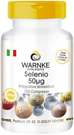Warnke Selenio 50mcg 100 Compresse