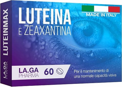 Integratore Occhi con Luteina e Zeaxantina Alto Dosaggio | Integratore Occhi Vista con Mirtillo, Vitamina A | 120 Compresse Vegane | Mantenimento della Normale Capacità Visiva | Horbaach